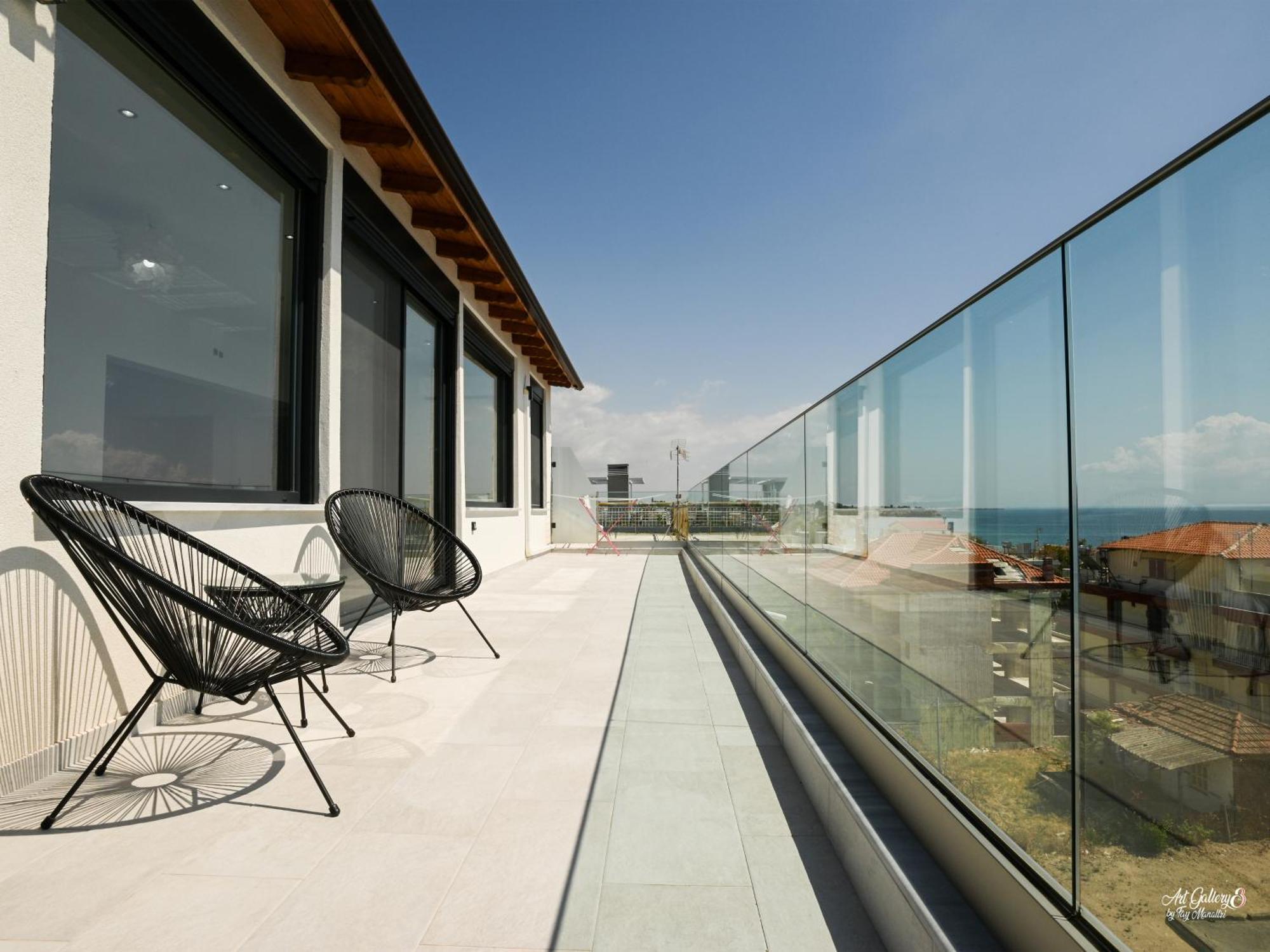 Panorama Penthouse Apartment Nea Kallikrateia Екстериор снимка